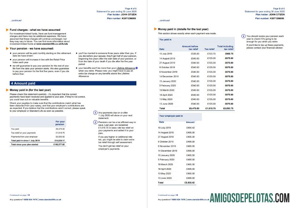 imprimível Modelo de fatura de serviços públicos de vida padrão do Reino Unido em formato Word e PDF, 7 páginas 5 6